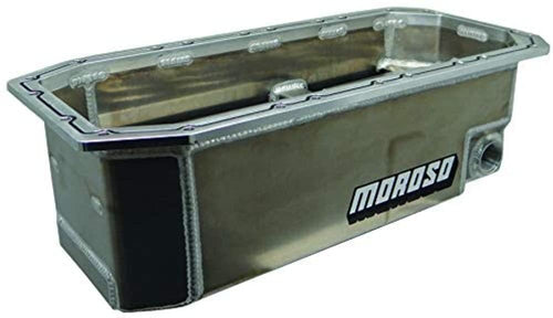 Moroso Aluminum Drag Race Oil Pan 20055, Fits TFX 96/2000/2002 Blocks, Wet Sump For Dragster