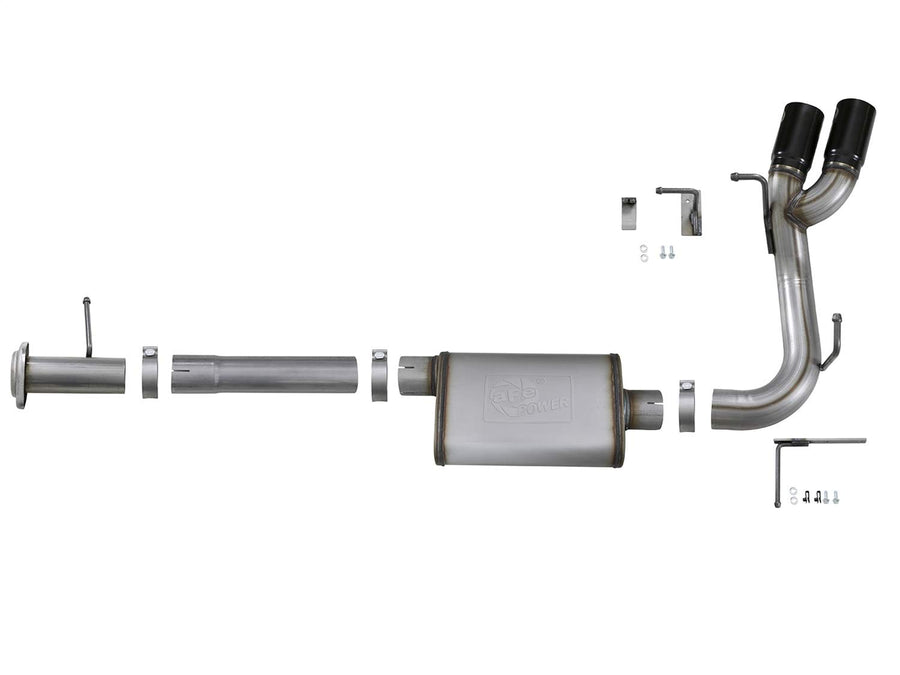 Rebel Series aFe Power 49-44061-B 3" Stainless Steel Cat-Back Exhaust System