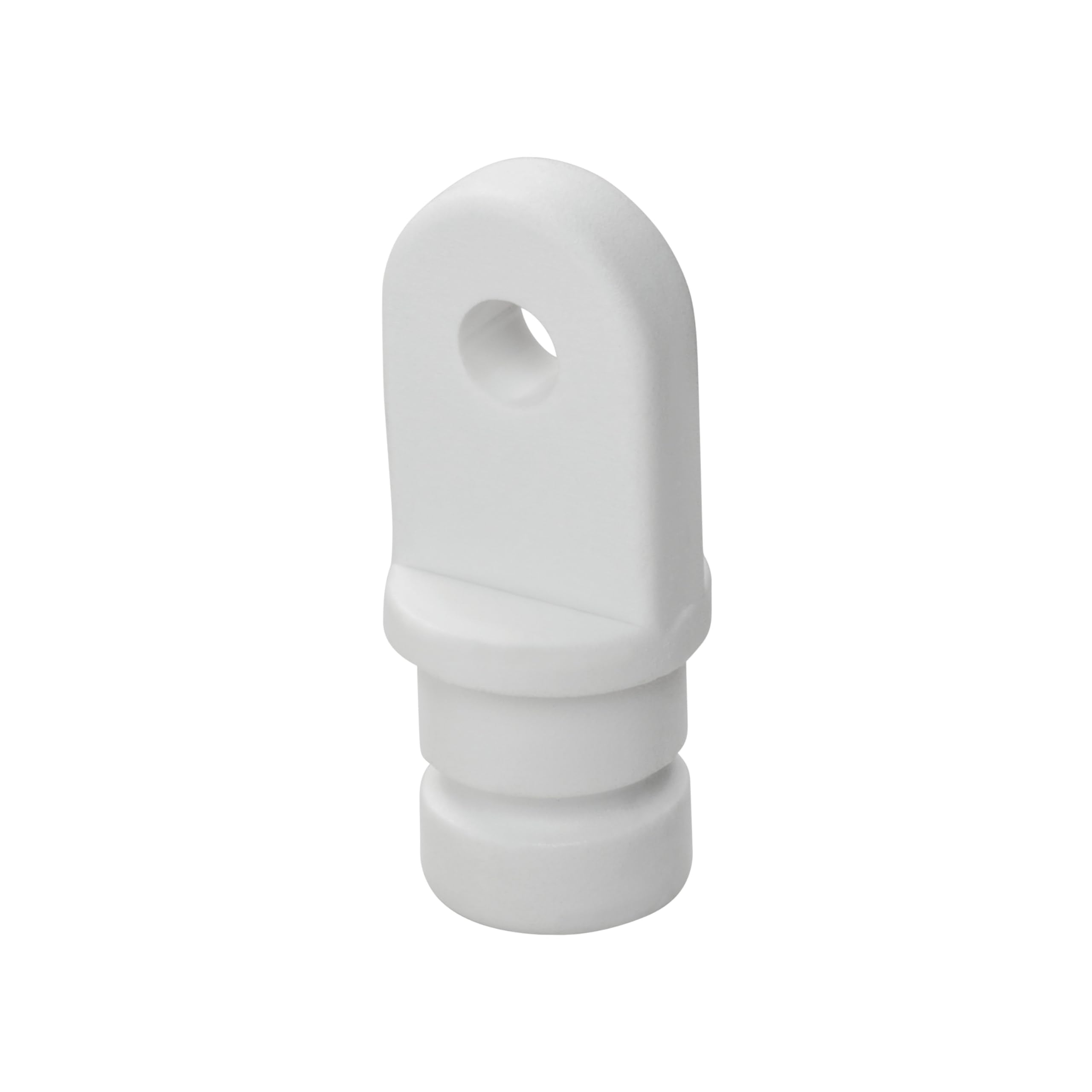 3402WP Whitecap Nylon 3/4" Inside Eye Top Fitting - Pair, White