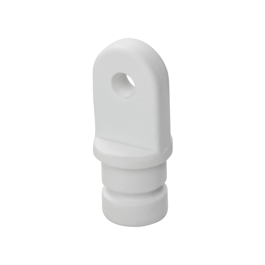 3402WP Whitecap Nylon 3/4" Inside Eye Top Fitting - Pair, White