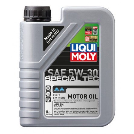 Liqui Moly 5W-30 Special Tec AA SAE 1 Liter Motor Oil 20136 (6)