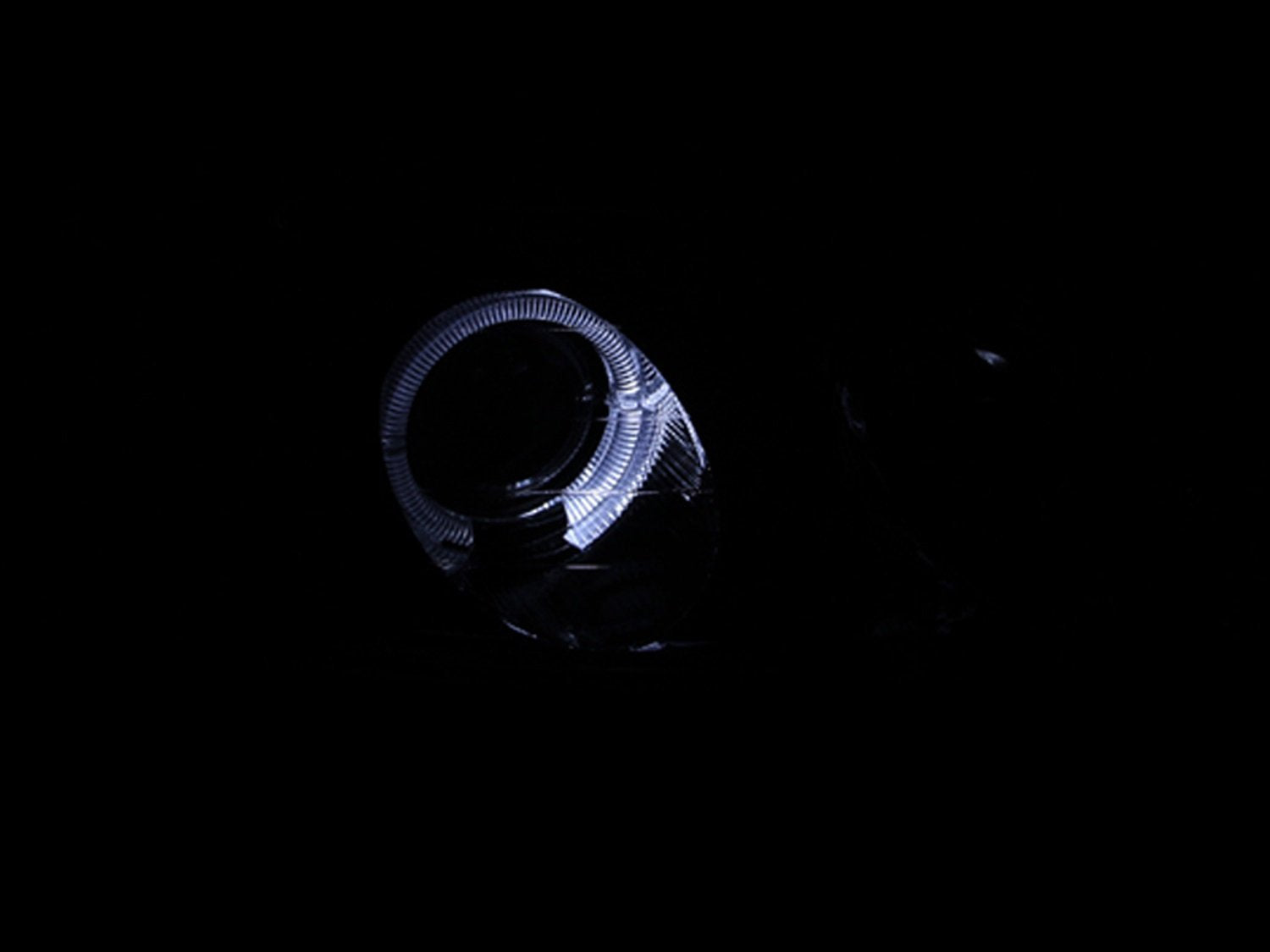 Halo Anzo USA 121377 Black Projector Headlight