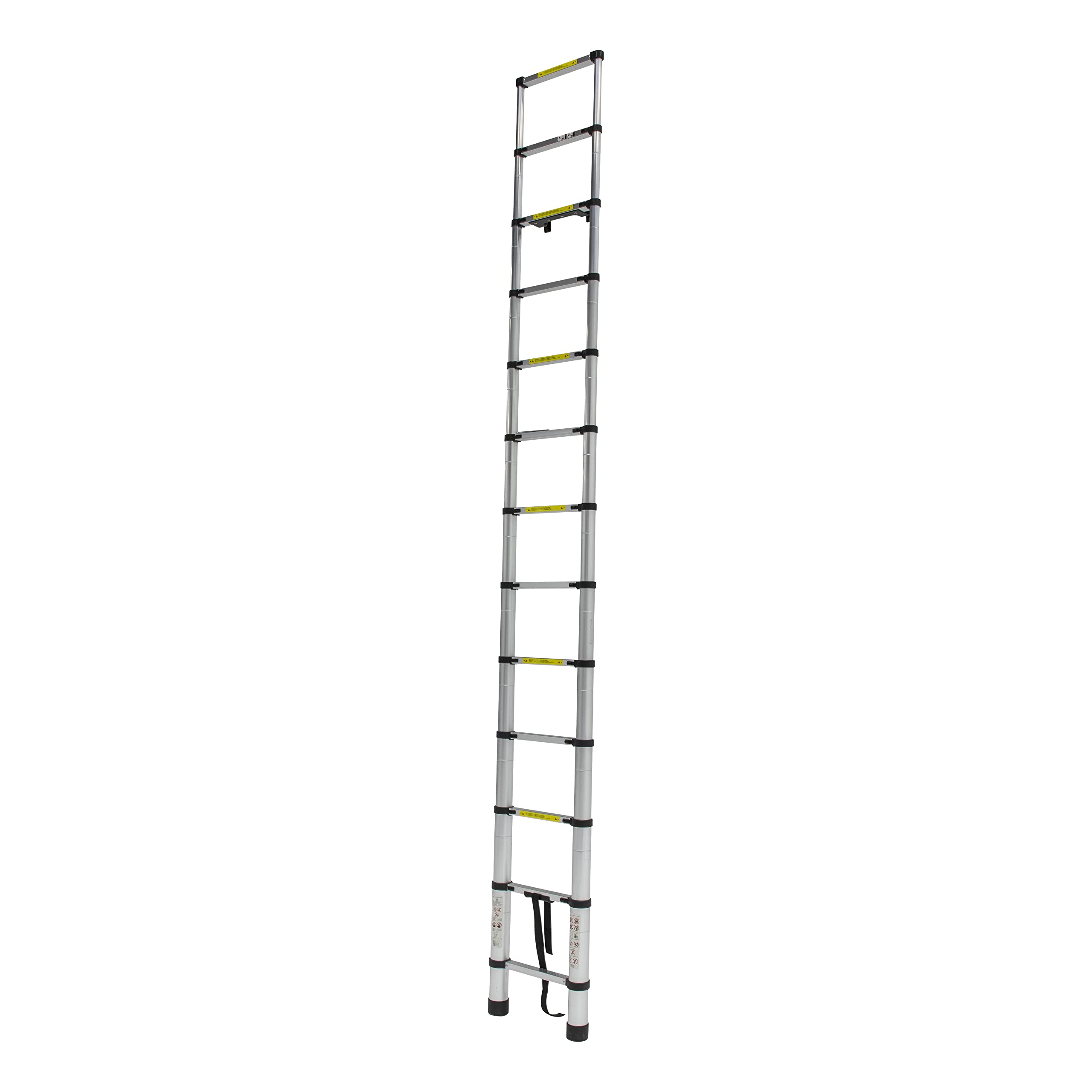 On-The-Go Ladder Lippert Components Telescoping Ladder for 5th Wheel RVs, Travel Trailers and Motorhomes