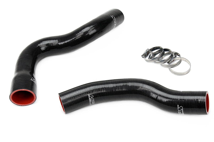 Black HPS 57-1449R-BLK WJ Silicone Radiator Hose Kit Coolant