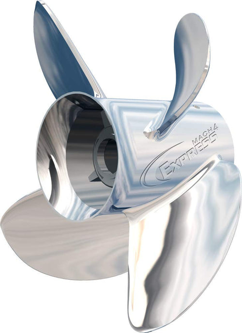 Mach4™ Turning Point Express® - Left Hand - Stainless Steel Propeller - EX-1421-4L - 4-Blade - 14" x 21 Pitch