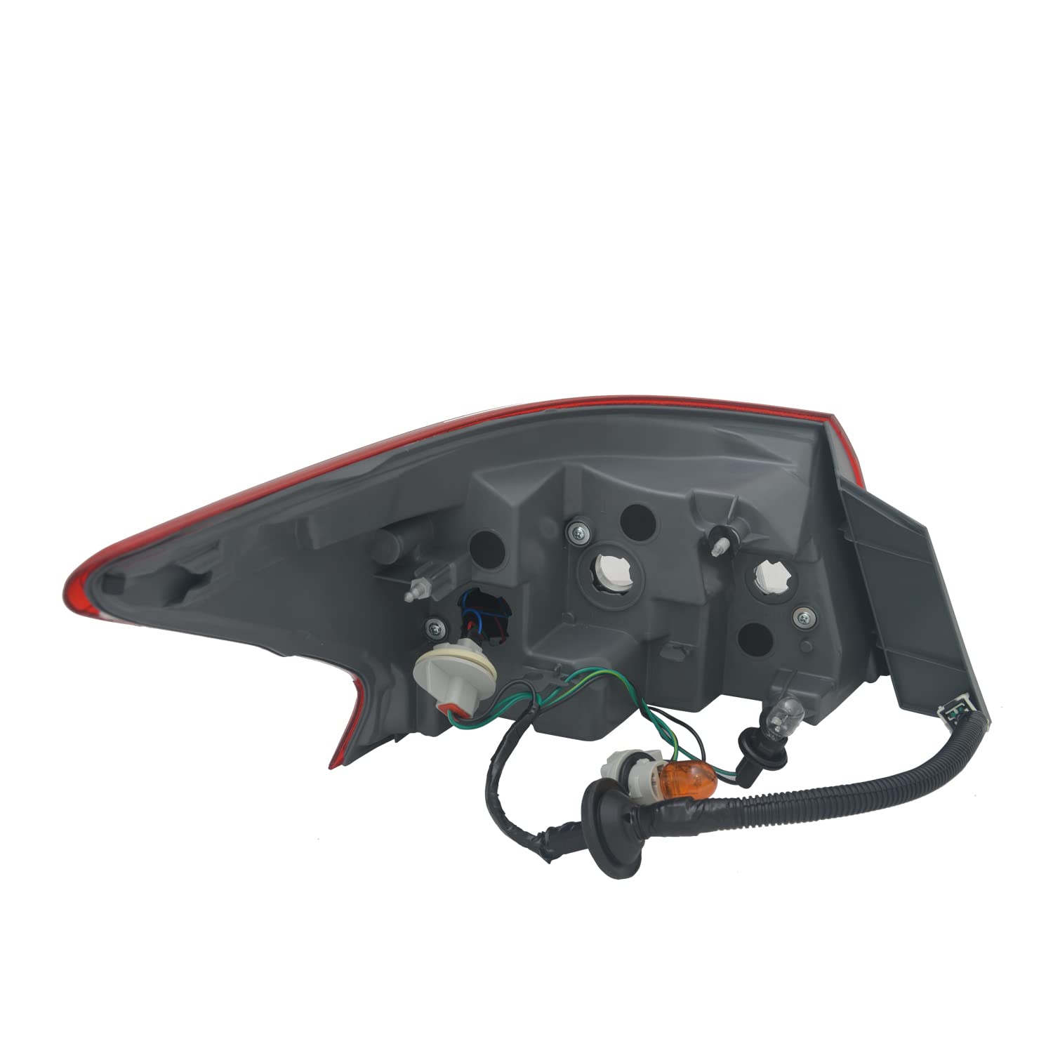 Right TYC Tail Light Assembly Compatible with 2013-2014 Nissan Sentra