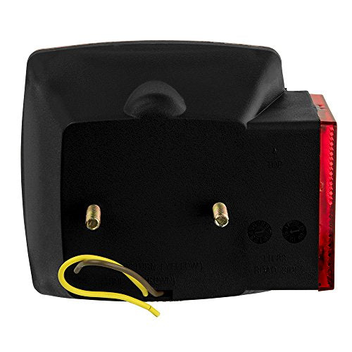 Hopkins Blazer International C6423 Square Trailer Light Kit – DOT Approved Stop/Tail/Turn & Marker Side Lights for Trailers Under 80", Complete Wiring Harness & Hardware