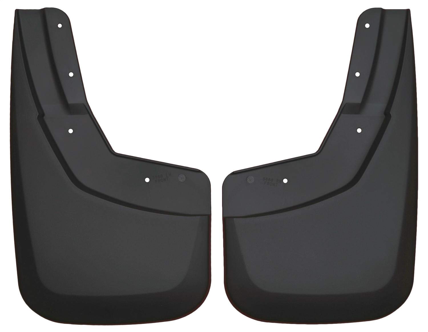 Front Mud Guards - Husky Liners | 2006-2009 Chevrolet Trailblazer LT, Front Set - Black, 2 Pc | 56741