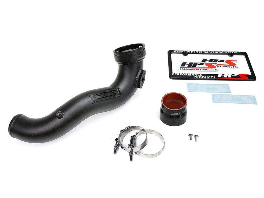 Black HPS Performance Intercooler Intake Charge Pipe Turbo Boost Compatible for 2011-2013 BMW 335i 335iX 135i 2013-2015 X1 xDrive35i N55 3.0L Turbo, 17-107WB