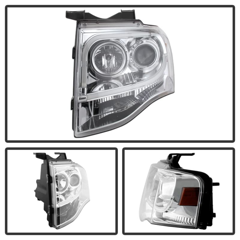 Auto Spyder 5079510 Projector Style Headlights Chrome/Clear