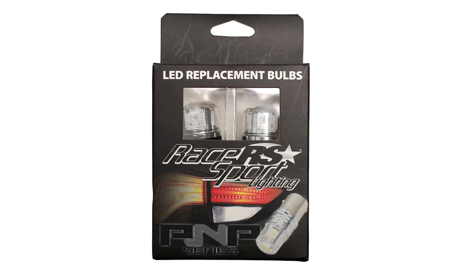 Race Sport Lighting NEW Tail Light Bulb Fit - PNP Series 3157 LED Replacement Bulbs - AMBER LED RS31573030A