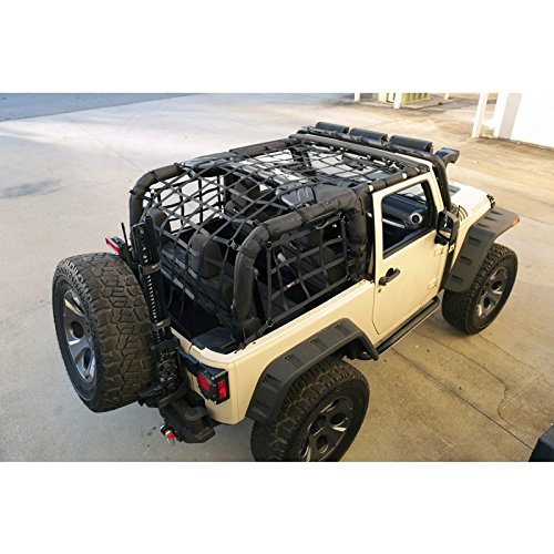 Cargo Net, Black | Rugged Ridge | 13552.70 | Fits 2007-2018 Jeep Wrangler JK 2-Door