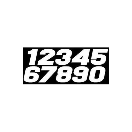7 Inch N-Style SX Pro Wide Number #9 White 3-Pack