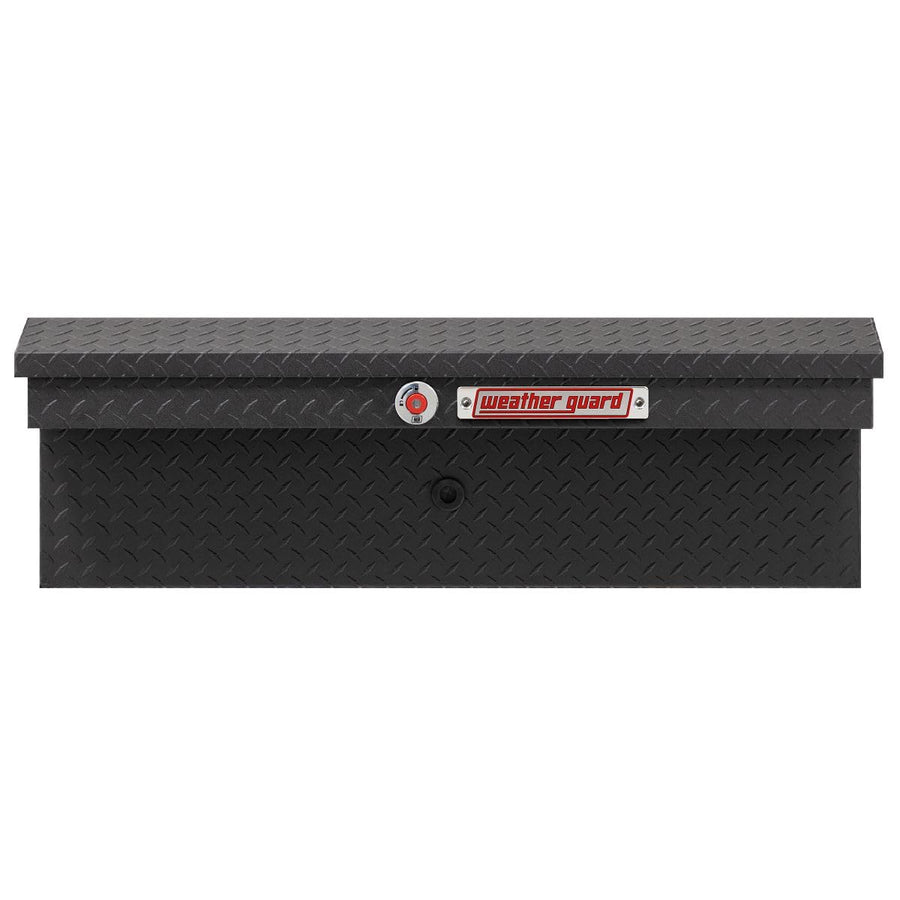 Weather Guard 41in Model 180-52-04 Low Profile Lo-Side Box, Aluminum, Textured Matte Black, 3.0 cu ft