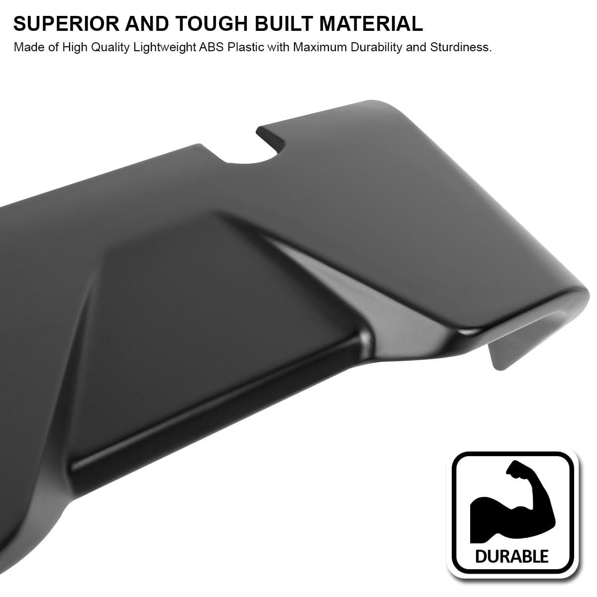 Matte Black ABS Cab Roof Spoiler Spec-D Tuning for 2015-2020 Ford F150 Models
