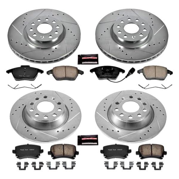 Power Stop Z23 Evolution Sport Performance K5798 1-Click Brake Kit