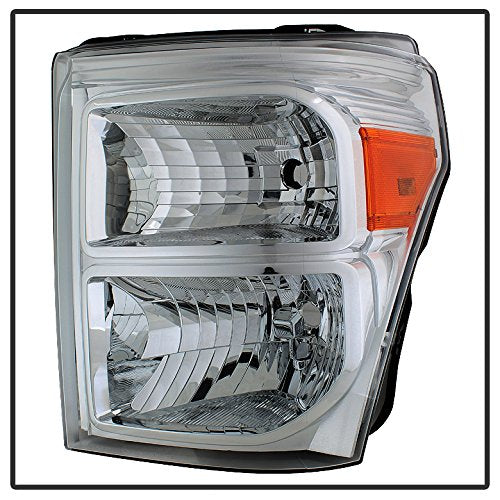 Headlight Xtune HD-JH-FS11-AM-C (Ford F250/350/450 Super Duty 11-16 OEM s - Chrome)