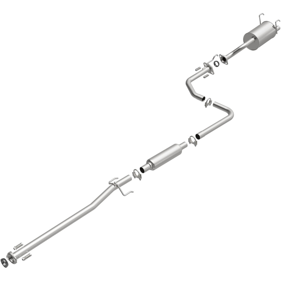 Replacement Exhaust System Kit BRExhaust 106-0724: Compatible with 1992-2000 Honda Civic 1.5L/1.6L