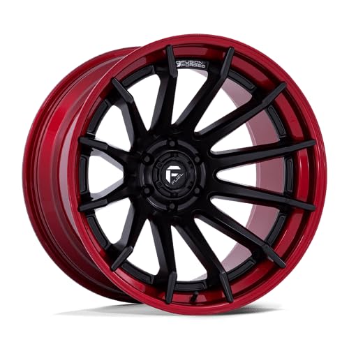 FUEL OFF-ROAD FC403 22X10 BURN 5X5.0 4.79-18mm MATTE BLACK WITH CANDY RED LIP - FC403MQ22105018N