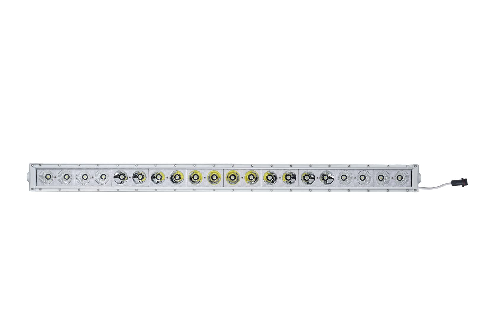 Race Sport Lighting 42.5inch MS200WSRS Marine Grade Single Row Straight Light Bar with 200-Watt 20 x 10W High Intensity OSRAM LEDs