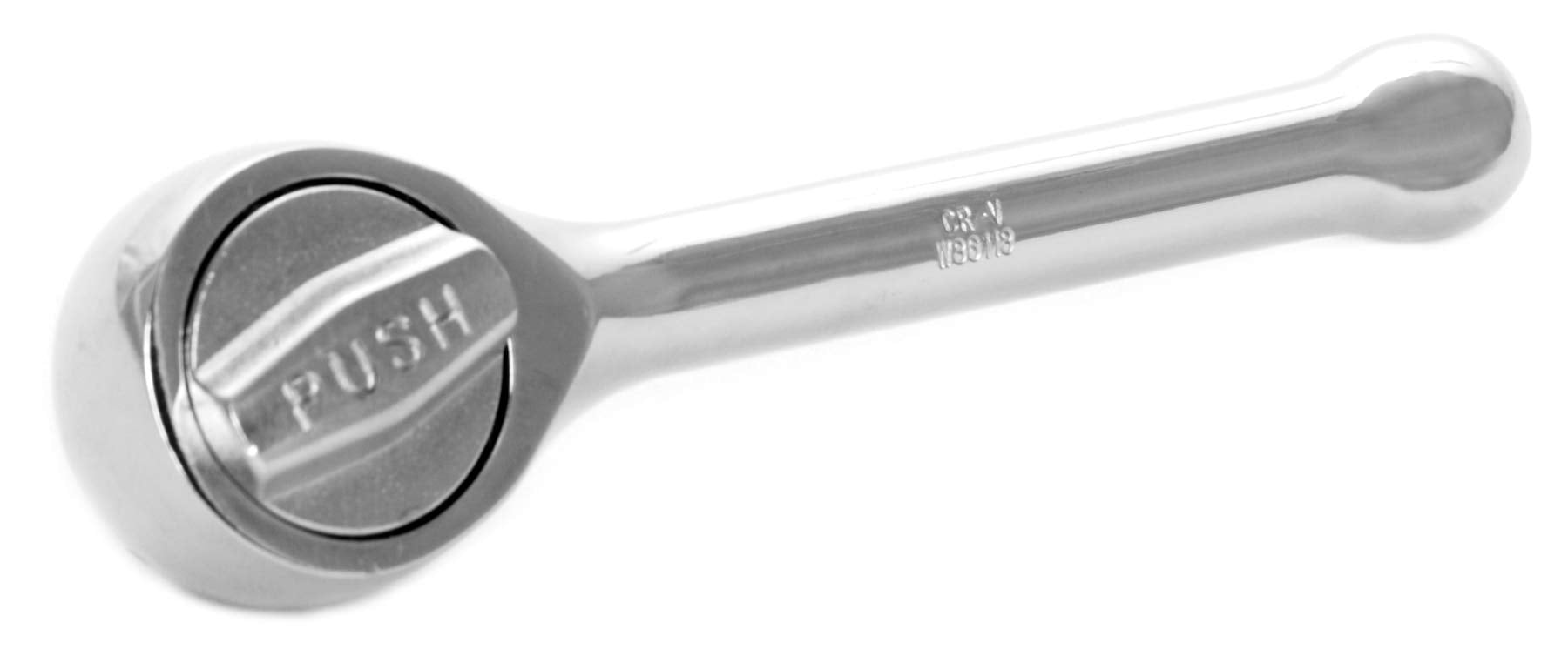 1/4-Inch Drive Performance Tool W36113 Quick Release Round Head Stubby Ratchet