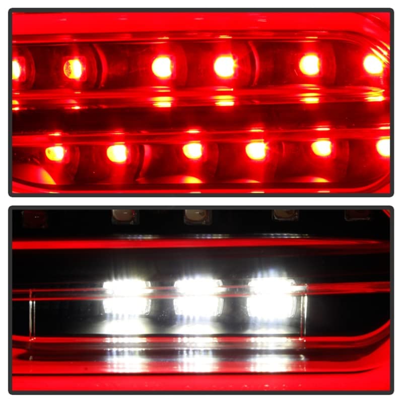 Euro Style Spyder Tail Lights (ALT-YD-CCAM16LED-SEQ-BK)
