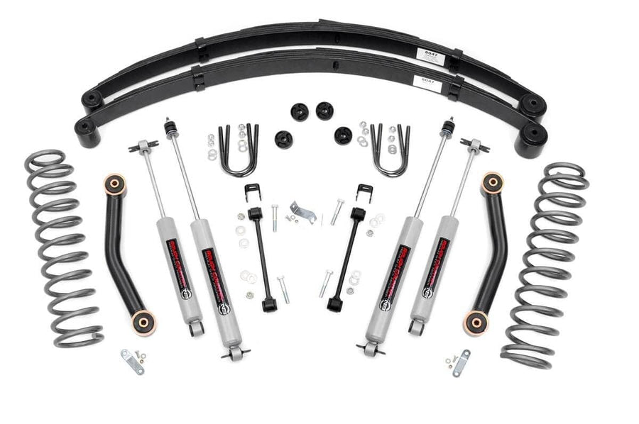 Rough Country 4.5" Lift Kit for 4WD 1984-2001 Jeep Cherokee XJ - 633N2