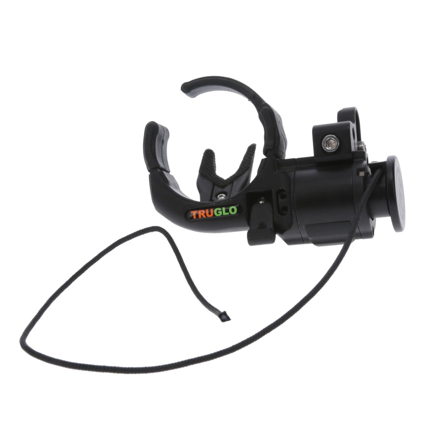 Hyper Strike TRUGLO Click-Up Drop-Away Cable-Driven Archery Black Arrow Rest - Quiet Full-Arrow Containment - Left-Handed