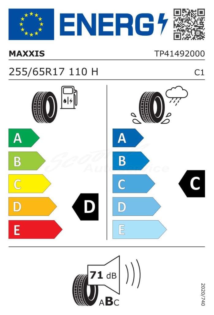 255/65R17 MAXXIS 110H BSW AT-771