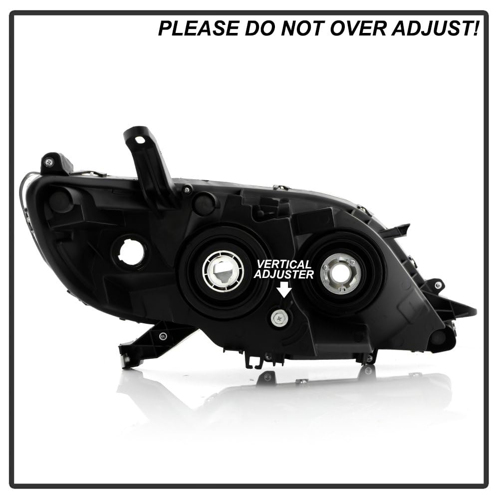 Toyota Sienna 2011-2016 Spyder (OE) Halogen SE Model only (Don‘t fit HID & LED Daytime Running Light Models) OEM Style Headlights -Black