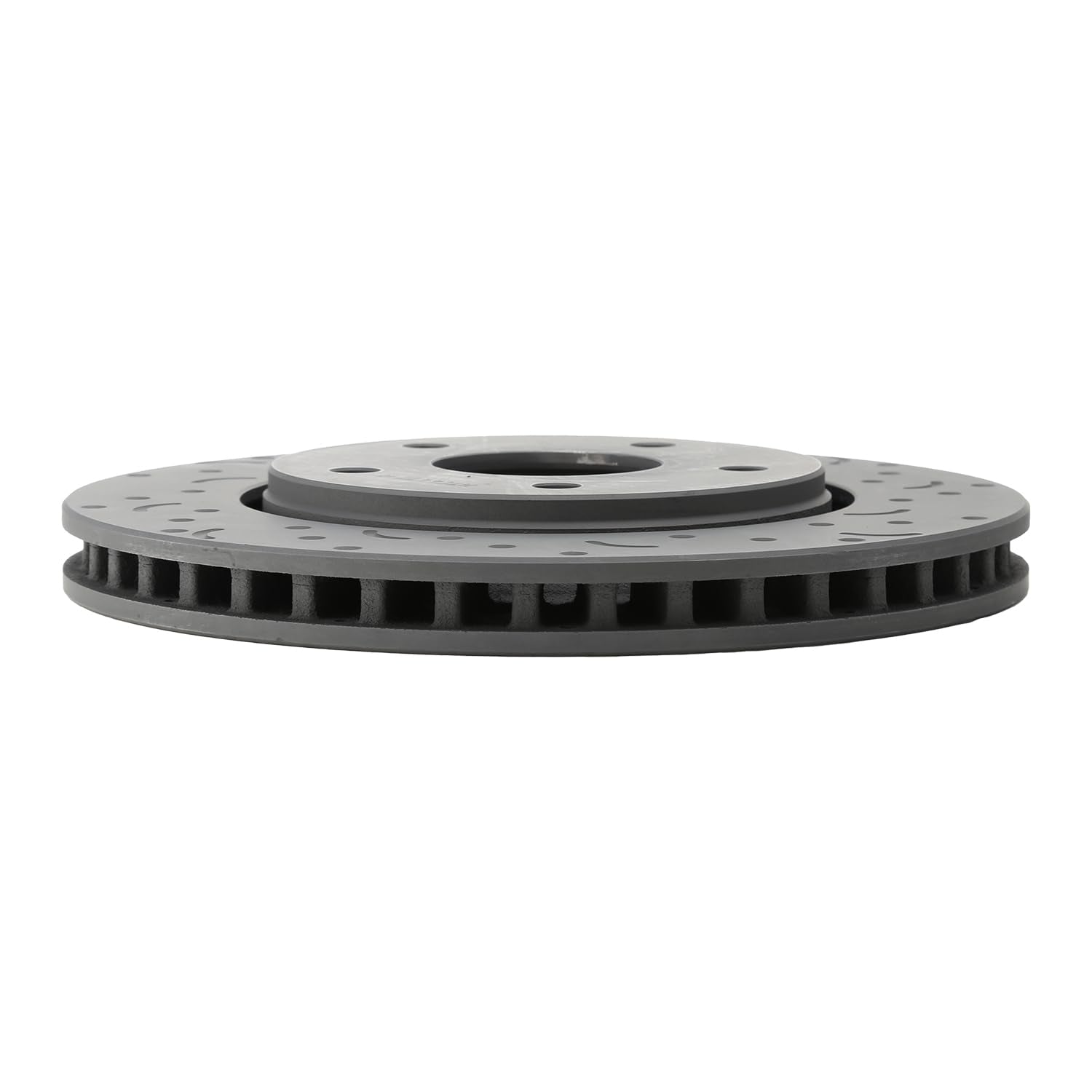 Talon Hawk Performance Brakes Cross-Drilled and Slotted Vented Rotor, 11.89 in. Diameter, 1.5 in. Height