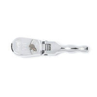 3/8" Drive GEARWRENCH 90 Tooth Full Polish Stubby Flex Teardrop Ratchet - 81212T, Multi