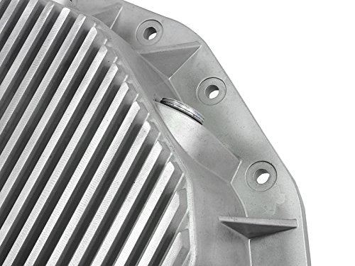 aFe POWER Rear Differential Cover Street Series Raw w/Machined Fins - #46-70090 - Dodge Diesel Trucks 03-05 L6-5.9L (td)
