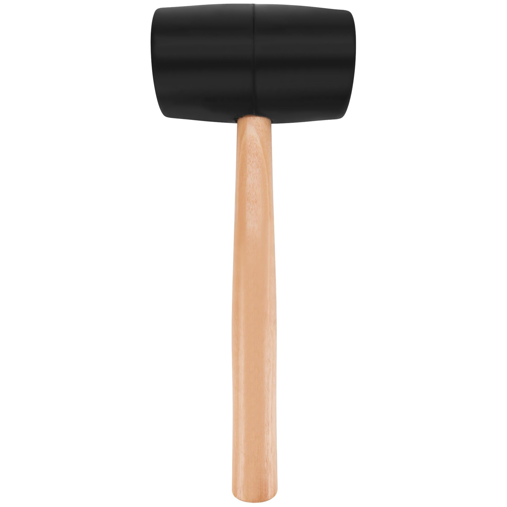 Durable Hard Rubber Head Mallet Performance Tool 1466 with Ergonomic Wood Handle for Woodworking, Construction and DIY Projects