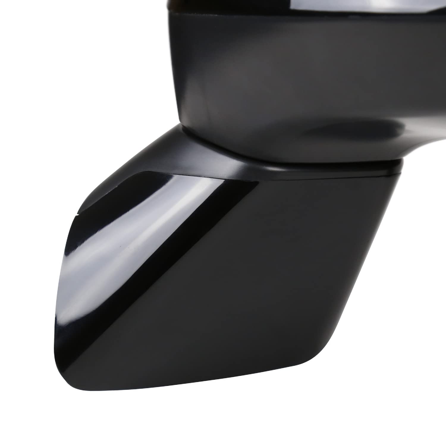 Spec-D Tuning Power Adjust Left Driver Side Glossy Black 3-Pin Manual Fold Side Mirror Compatible with 2012-2015 Honda Civic