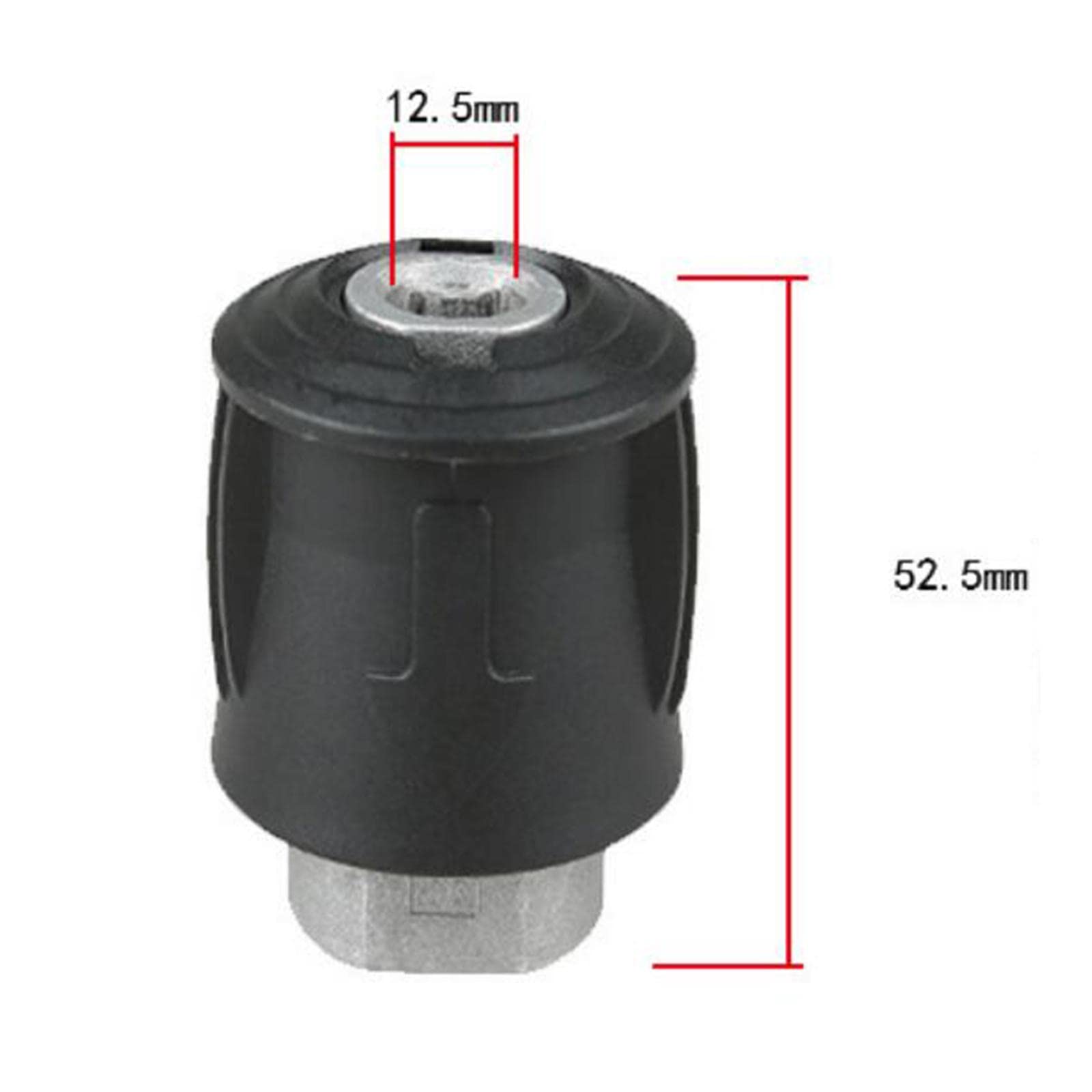 QA1 MCML10Z ROD END (C) 10MM-10MM 2-PC CARBONM-L ZRK