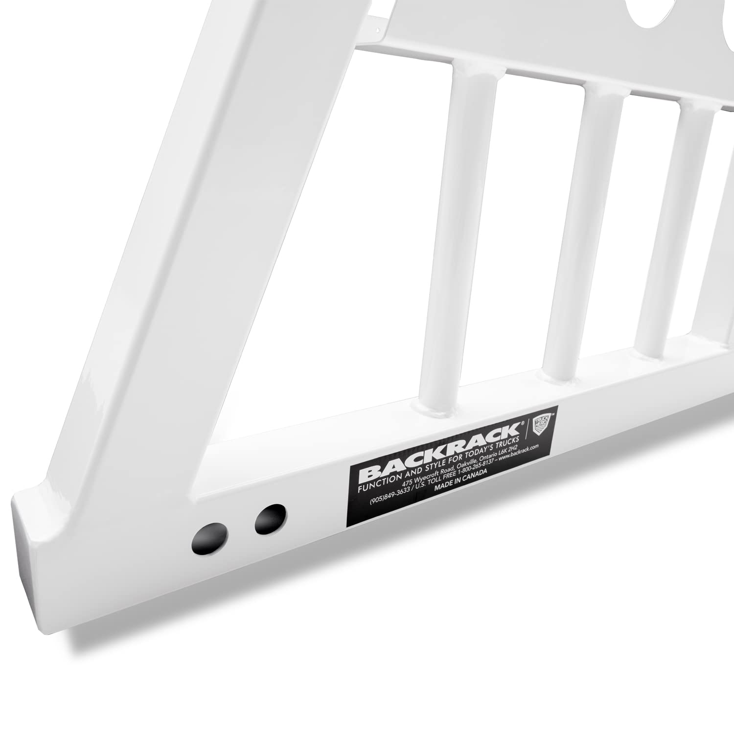 BACKRACK RealTruck Three Light Frame Only, White | 147TLW | Fits 1999-2025 Ford F-250/F-350/F-450; 2017-2025 Ford F-550