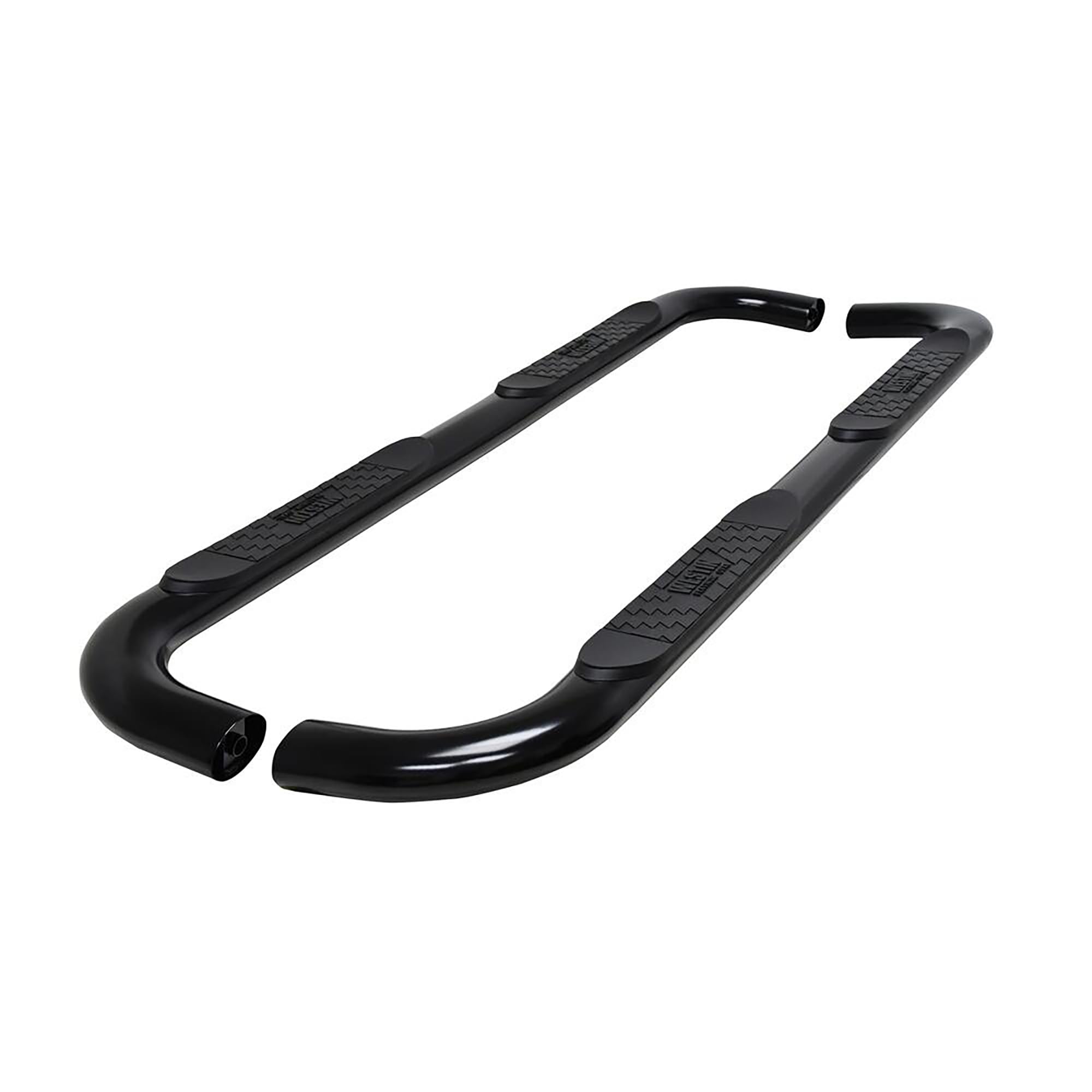 Platinum 4 Oval Nerf Bars Westin fits 2019-2025 Silverado Sierra 1500 Double Cab (Exc 2019 Silverado LD/Sierra 1500 Limited) Black Pair