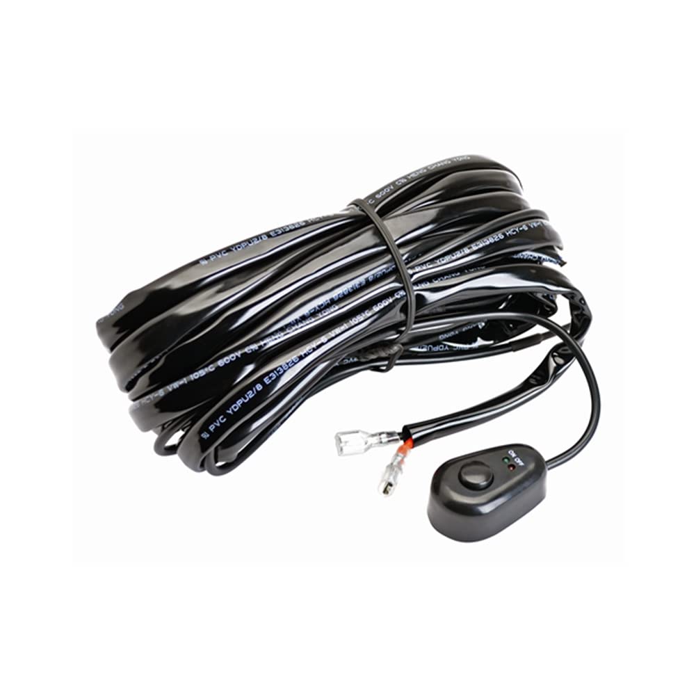 Light Bar Wiring Harness Kit CYCLOPS for Off-Road Vehicles & Cars | Durable Universal Wiring Harness with Switch for LED Light Bars
