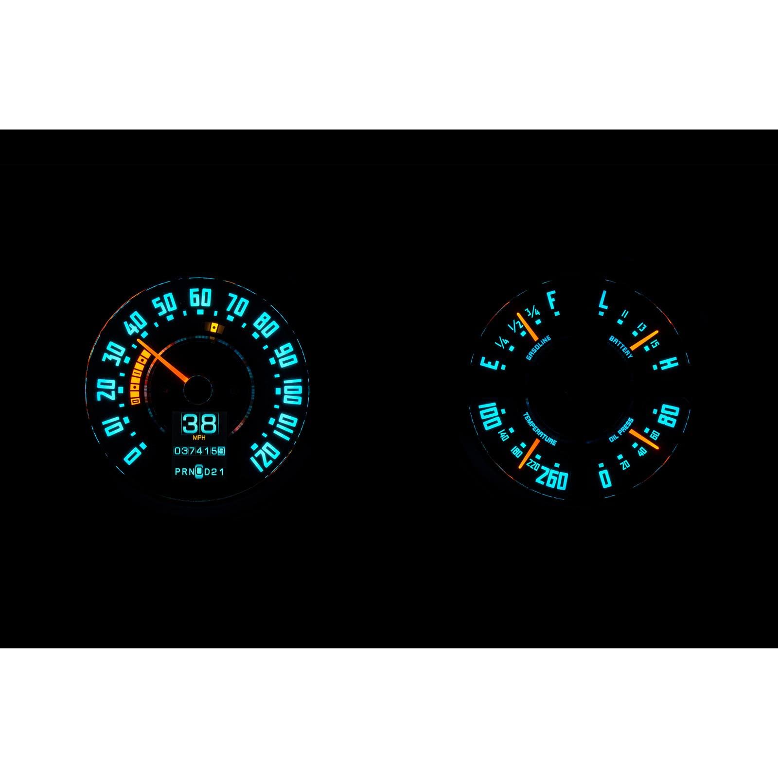 Dakota Digital RTX-47C-PU-X Gauge Instrument System Compatible with 1947-53 Chevy/GMC Pickup Truck