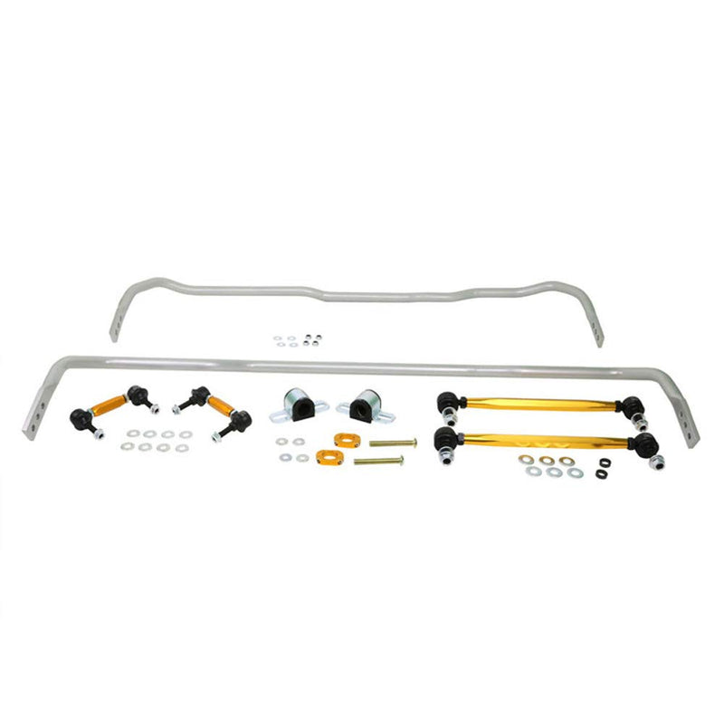 BWK002 Whiteline Sway bar, bushings, Black