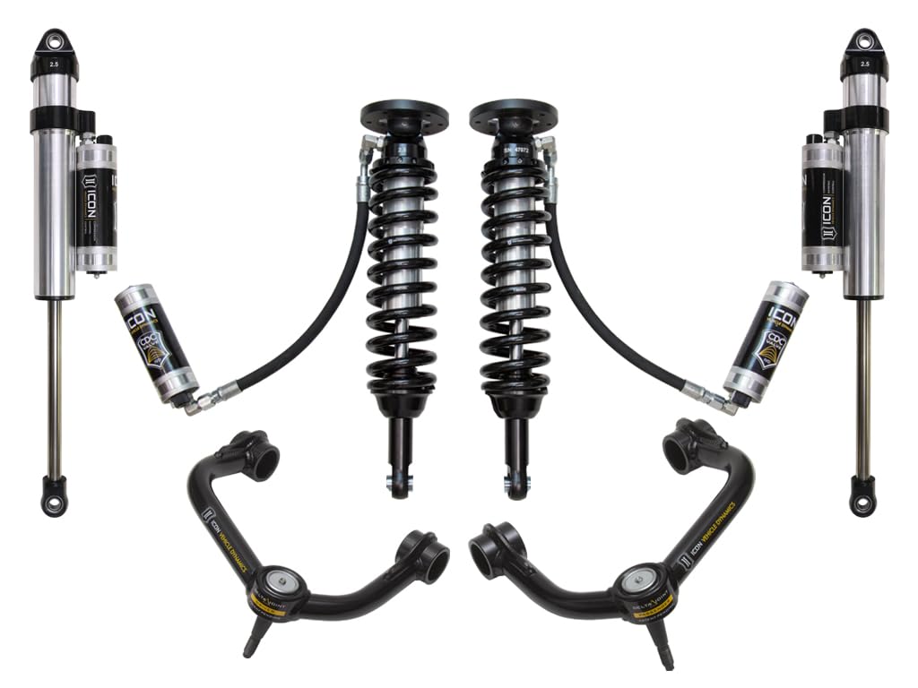 1.75-2.63" Lift Stage 5 Suspension System, ICON Tubular UCA, Compatible with 09-13 Ford F150 4WD, K93005T