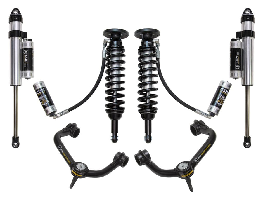 1.75-2.63" Lift Stage 5 Suspension System, ICON Tubular UCA, Compatible with 09-13 Ford F150 4WD, K93005T