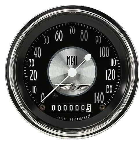 AT55SLC Classic Instruments All American Tradition 3 3/8" Speedometer 140 MPH
