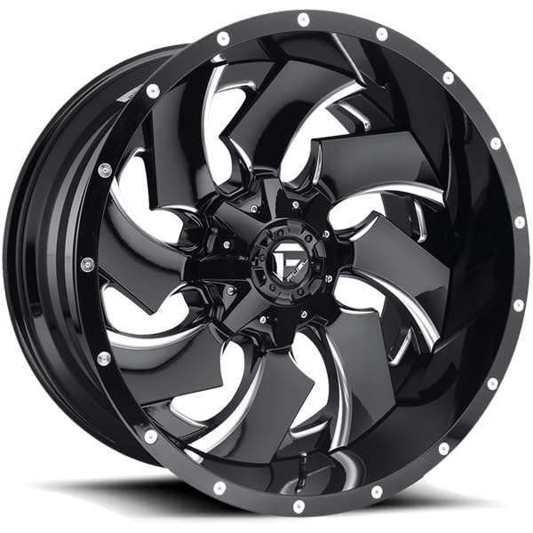 FUEL OFF-ROAD 20X10 CLEAVER 5X4.5/5.0 4.79-18mm GLOSS BLACK MILLED - D57420002647