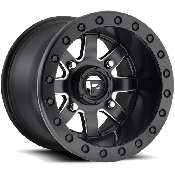 UTV D938 Fuel Maverick Beadlock 18x7 4x137 +38mm Black/Milled Wheel Rim 18" Inch