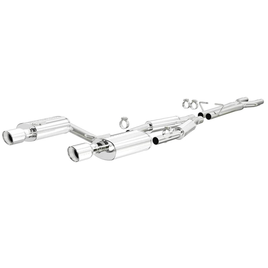 Performance MagnaFlow Exhaust System 15326: Cat-Back, Touring Series, Compatible with 2005-2008 Audi A4 Quattro
