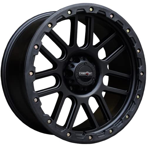 Nemesis Vision 17x9 Black Wheel / Rim 5x5 with a -12mm Offset and a 71.5 Hub Bore. Partnumber 111-7973MB-12
