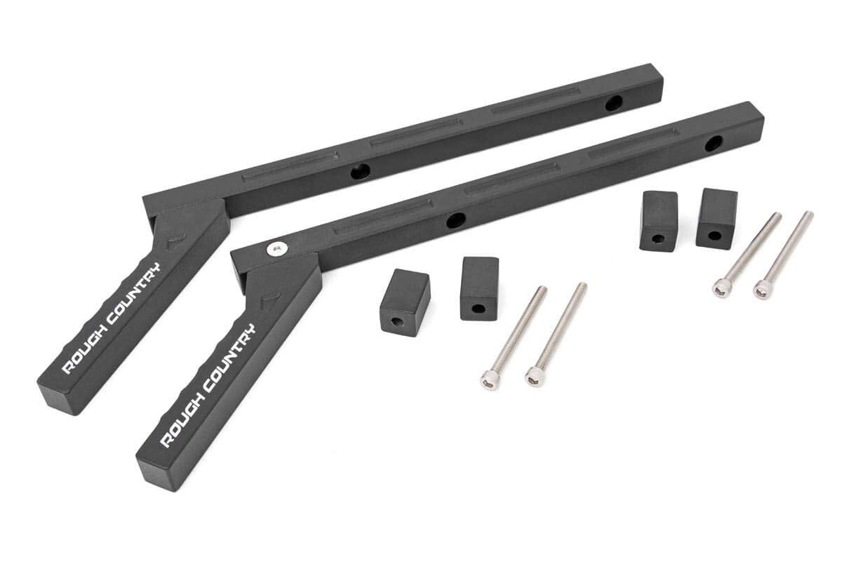 Rough Country Grab Handle Kit Aluminum for 2007-2018 Jeep Wrangler JK - 6509, Front/Rear