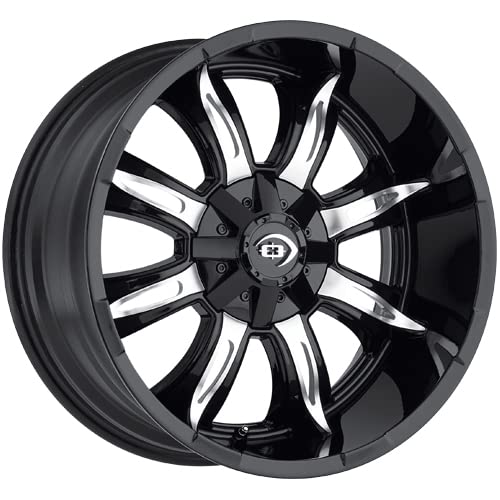 20x9 Vision 423 Manic 6x135/6x5.5" +12mm Black/Machined Wheel Rim 20" Inch